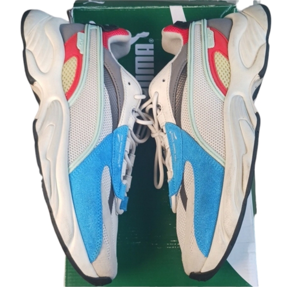 Puma RS-Connect Lazer Sneakers, 8, Vaporous Grey, & Blue. - Picture 9 of 10